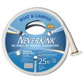 Apex Apex 7612-25 0.5 in. x 25 ft. NeverKink Boat & Camper Hose; White With Blue Stripe 528422